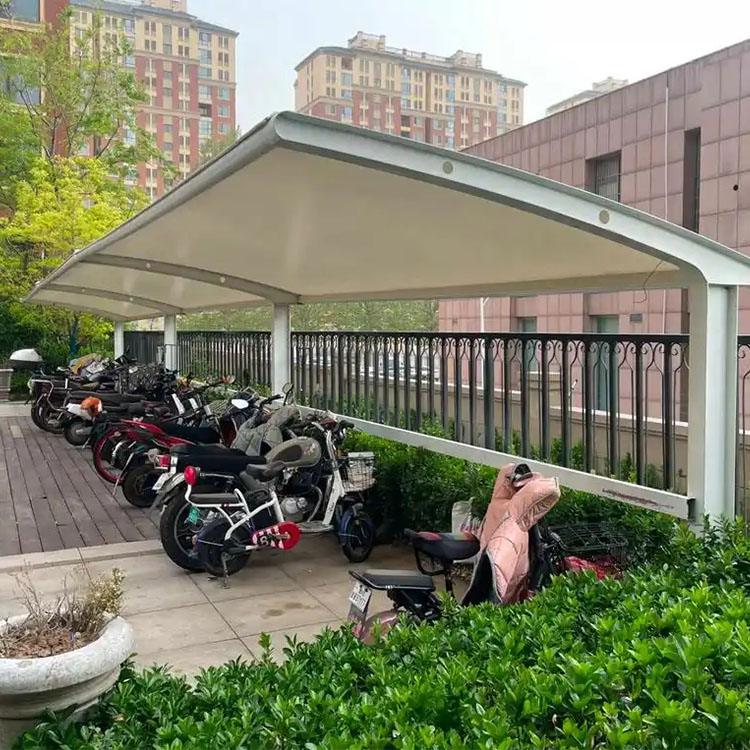 伊通膜结构电动车棚